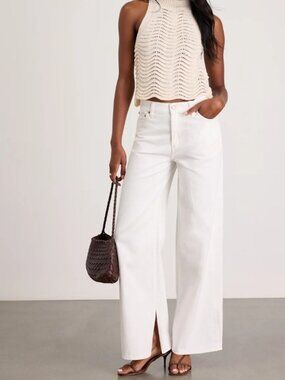 Joe's Jeans High Rise White Denim